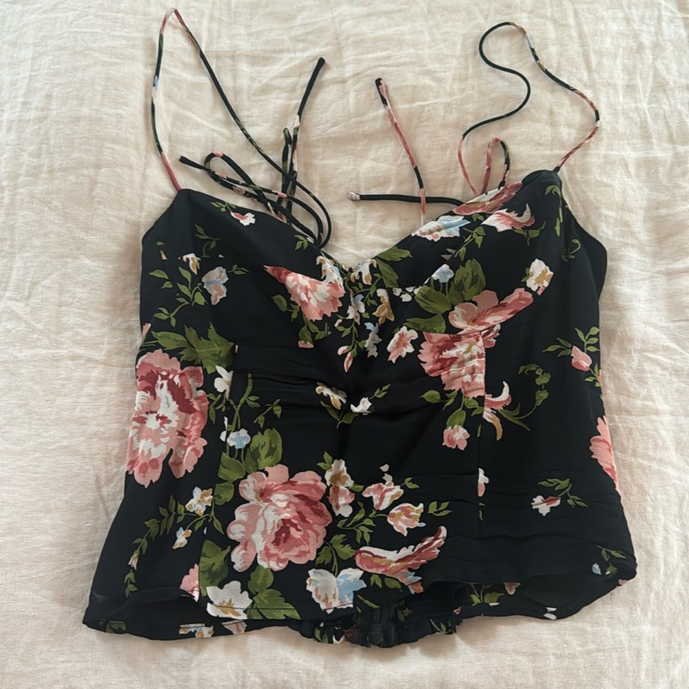 Reformation sleeveless blouse